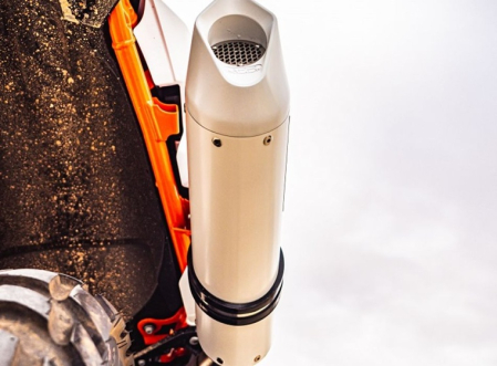 Slip-on exhaust GPR ALBUS EVO4 KT.100.2.ALBE4 White glossy including removable db killer and link pipe [6]