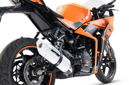 Slip-on exhaust GPR ALBUS EVO4 KT.209.1.ALBE5 White glossy including removable db killer and link pipe [7]