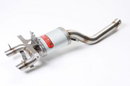 Piese moto - Slip-on exhaust GPR ALLUMINIO GHOST Y.146.AO Silver Anodized including removable db killer and link pipe