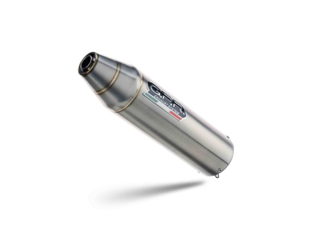 Piese moto - Slip-on exhaust GPR DEEPTONE ATV PO.2.DEATV Brushed Stainless steel including removable db killer and link pipe