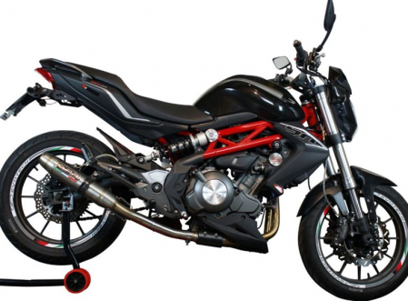 Slip-on exhaust GPR DEEPTONE BE.8.DE Brushed Stainless steel including removable db killer and link pipe [6]