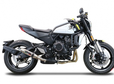 Slip-on exhaust GPR DEEPTONE E5.D.137.2.CAT.DE Brushed Stainless steel including removable db killer, link pipe and catalyst [5]