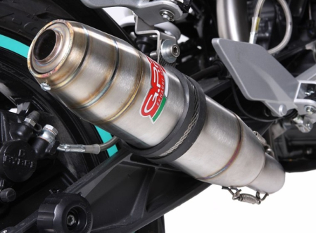 Slip-on exhaust GPR DEEPTONE INOX KT.60.RACE.DE Brushed Stainless steel including link pipe [5]