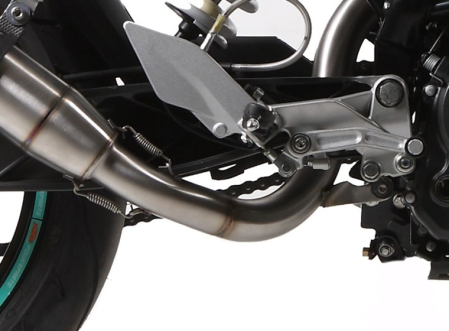 Slip-on exhaust GPR DEEPTONE INOX KT.60.RACE.DE Brushed Stainless steel including link pipe [6]