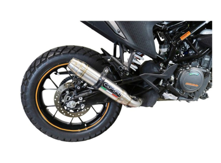 Slip-on exhaust GPR DEEPTONE INOX KT.99.2.RACE.DE Brushed Stainless steel including link pipe [6]
