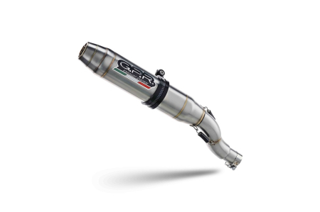 Piese moto - Slip-on exhaust GPR DEEPTONE K.128.DE Brushed Stainless steel