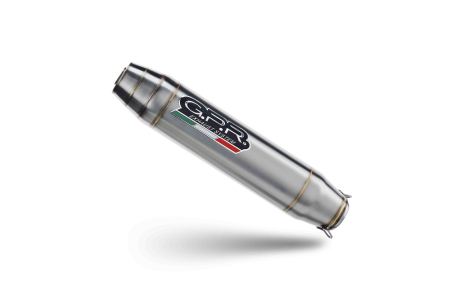 Slip-on exhaust GPR DEEPTONE K.128.DE Brushed Stainless steel [1]