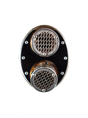Slip-on exhaust GPR DUAL E5.H.264.DUAL.IO Matte Inox including removable db killer and link pipe [3]