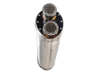 Slip-on exhaust GPR DUAL INOX D.140.DUAL.IO Matte Inox including removable db killer and link pipe [4]