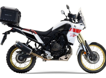 Slip-on exhaust GPR DUAL POPPY E5.Y.232.1.DUAL.PO Brushed Stainless steel including removable db killer and link pipe [6]