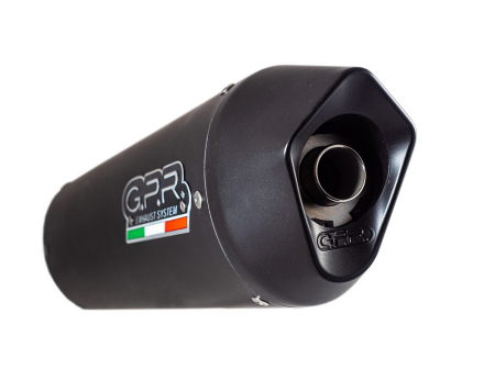 Slip-on exhaust GPR FURORE A.20.FUNE Matte Black including removable db killer and link pipe [4]