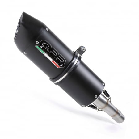 Piese moto - Slip-on exhaust GPR FURORE A.19.FUNE Matte Black including removable db killer and link pipe