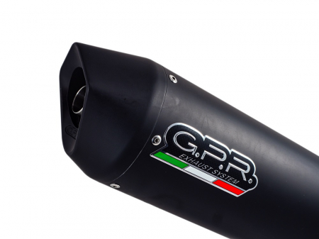 Slip-on exhaust GPR FURORE A.40.FUNE Matte Black including removable db killer and link pipe [3]