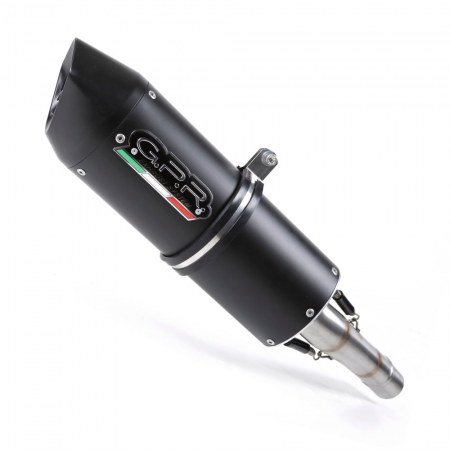 Piese moto - Slip-on exhaust GPR FURORE A.43.FUNE Matte Black including removable db killer, link pipe and catalyst