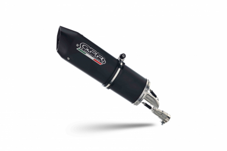 Piese moto - Slip-on exhaust GPR FURORE A.70.RACEDB.FUNE Matte Black including link pipe and removale dbkiller