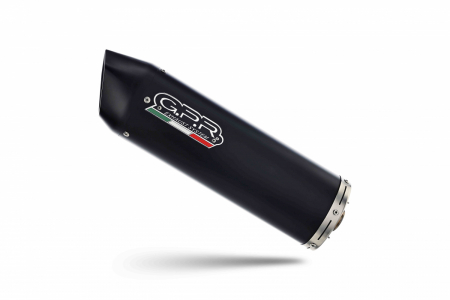 Slip-on exhaust GPR FURORE A.75.RACEDB.FUNE Matte Black including link pipe and removale dbkiller [1]