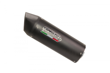 Slip-on exhaust GPR FURORE EVO4 E5.BM.94.FNE4 Matte Black including removable db killer and link pipe [1]