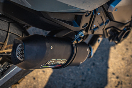 Slip-on exhaust GPR FURORE EVO4 HON.269.FNE5 Matte Black including removable db killer and link pipe [7]