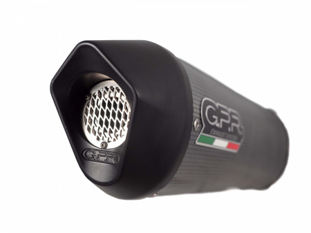 Piese moto - Slip-on exhaust GPR FURORE EVO4 E4.S.194.FP4 Matte Black including removable db killer and link pipe