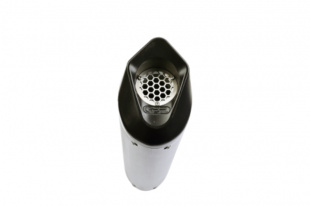 Slip-on exhaust GPR FURORE EVO4 H.268.CAT.FNE4 Matte Black including removable db killer, link pipe and catalyst [2]