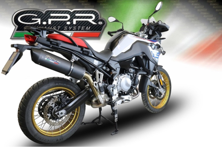 Slip-on exhaust GPR FURORE EVO4 NERO E5.BM.94.1.FNE4 Matte Black including removable db killer and link pipe [6]