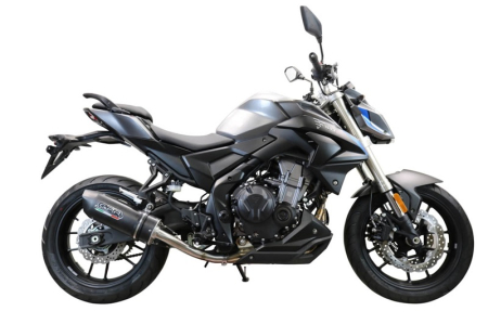 Slip-on exhaust GPR FURORE EVO4 NERO E5.VO.2.1.FNE4 Matte Black including removable db killer and link pipe [6]