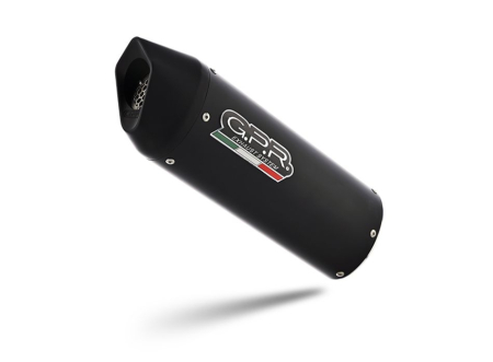 Slip-on exhaust GPR FURORE EVO4 NERO HON.262.1.FNE5 Matte Black including removable db killer and link pipe [1]