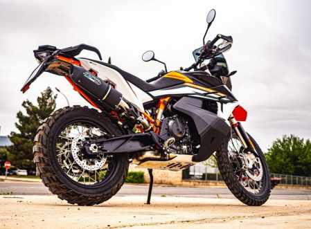 Slip-on exhaust GPR FURORE EVO4 NERO KT.100.2.FNE4 Matte Black including removable db killer and link pipe [6]