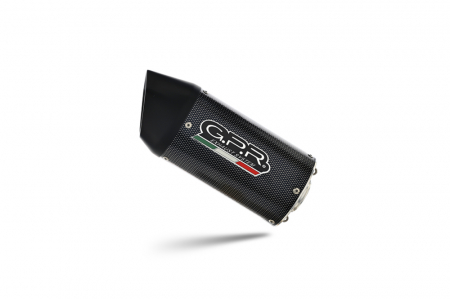 Slip-on exhaust GPR FURORE H.268.RACEDB.FUPO Matte Black including link pipe and removable db killer [1]