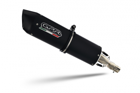 Piese moto - Slip-on exhaust GPR FURORE KTM.20.1.FUNE Matte Black including removable db killer and link pipe