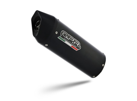 Piese moto - Slip-on exhaust GPR FURORE NERO E5.H.254.FUNE Matte Black including removable db killer and link pipe