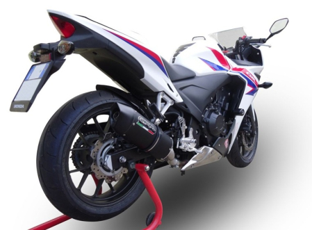 Slip-on exhaust GPR FURORE NERO E5.H.254.FUNE Matte Black including removable db killer and link pipe [6]