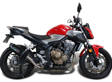 Slip-on exhaust GPR FURORE NERO H.243.FUNE Matte Black including removable db killer and link pipe [4]