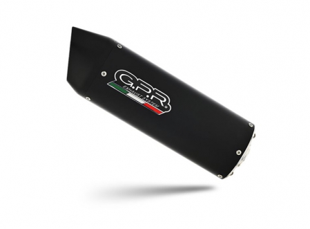 Slip-on exhaust GPR FURORE NERO H.254.1.FUNE Matte Black including removable db killer and link pipe [4]