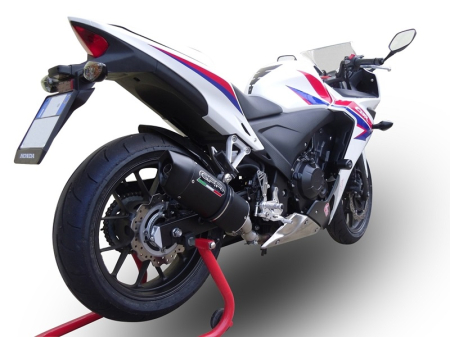 Slip-on exhaust GPR FURORE NERO H.254.FUNE Matte Black including removable db killer and link pipe [5]