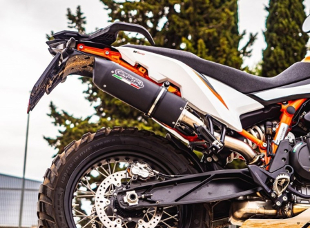 Slip-on exhaust GPR FURORE NERO KT.105.2.RACE.FUNE Matte Black including link pipe [7]