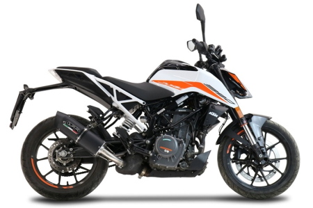 Slip-on exhaust GPR FURORE NERO KT.209.RACE.FUNE Matte Black including link pipe [4]