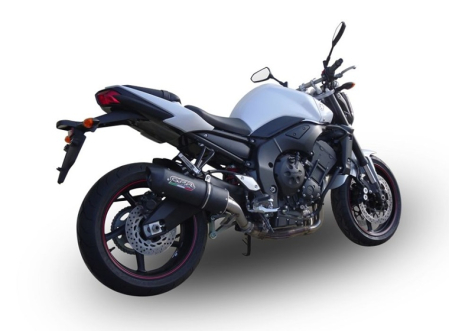 Slip-on exhaust GPR FURORE NERO Y.53.CAT.FUNE Matte Black including removable db killer, link pipe and catalyst [6]