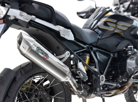 Slip-on exhaust GPR FURORE-X ACCIAIO INOX E5.BM.99.FUXIO Brushed Stainless steel including removable db killer and link pipe [2]