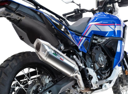 Piese moto - Slip-on exhaust GPR FURORE-X ACCIAIO INOX E5.Y.232.1.FUXIO Brushed Stainless steel including removable db killer and link pipe