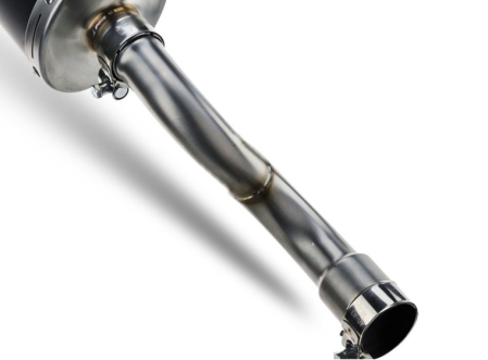 Slip-on exhaust GPR FURORE-X SCOOTER SCOM.69.FXSC Matte Black including removable db killer and link pipe [4]