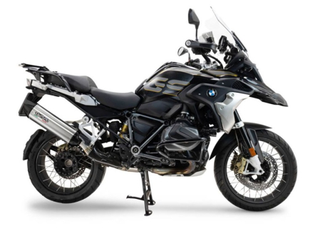 Slip-on exhaust GPR FURORE-X TITANIO E4.BM.99.FUXTIT Brushed Titanium including removable db killer and link pipe [1]