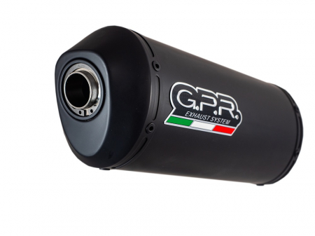Dual slip-on exhaust GPR GHISA Y.61.GHI Matte Black including removable db killers and link pipes [1]