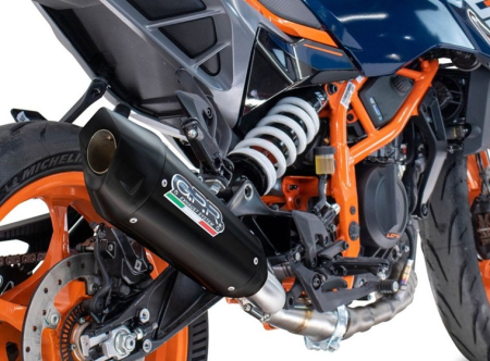 Piese moto - Slip-on exhaust GPR GP-REVO HU.59.GPRBLTIT Titanium Matte Black including removable db killer and link pipe