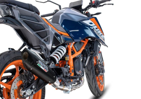 Piese moto - Slip-on exhaust GPR GP-REVO KT.109.2.GPRBLTIT Titanium Matte Black including removable db killer and link pipe