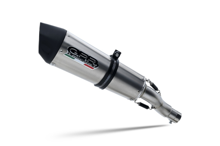 Piese moto - Slip-on exhaust GPR GPE ANN. H.149.GPAN.TO Brushed Titanium including removable db killer and link pipe pentru HONDA CB 600 F Hornet (S ABS) 2007-2014