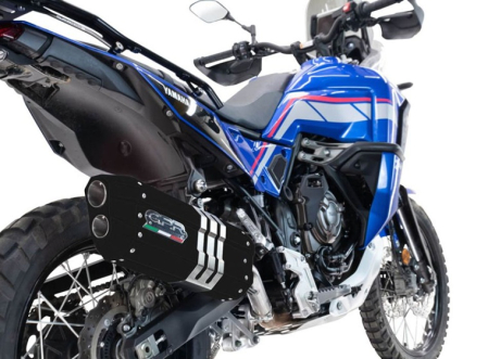 Slip-on exhaust GPR HYPER SONIC BLACK TITANIUM E5.Y.232.1.HYSOBLK Matte Black including removable db killer and link pipe [4]