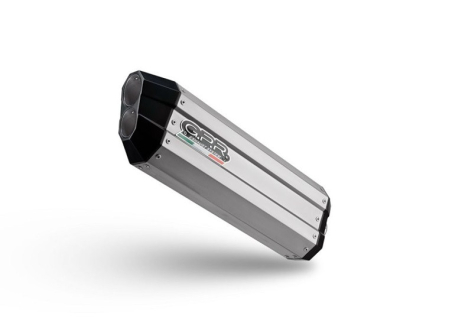 Piese moto - Slip-on exhaust GPR HYPER SONIC KTM.55.1.HYSOTIT Brushed Titanium including removable db killer and link pipe