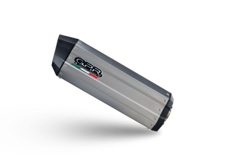 Slip-on exhaust GPR HYPER SONIC KTM.55.1.HYSOTIT Brushed Titanium including removable db killer and link pipe [2]