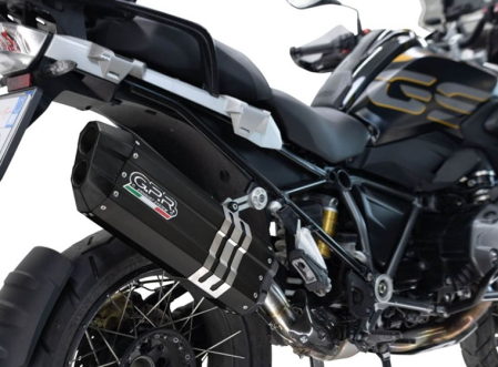 Slip-on exhaust GPR HYPER SONIC E4.BM.99.HYSOBLK Matte Black including removable db killer and link pipe [4]